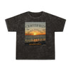 Hallandale Hustler Mineral Wash Unisex T-Shirt - Trendy Streetwear for Everyday Style