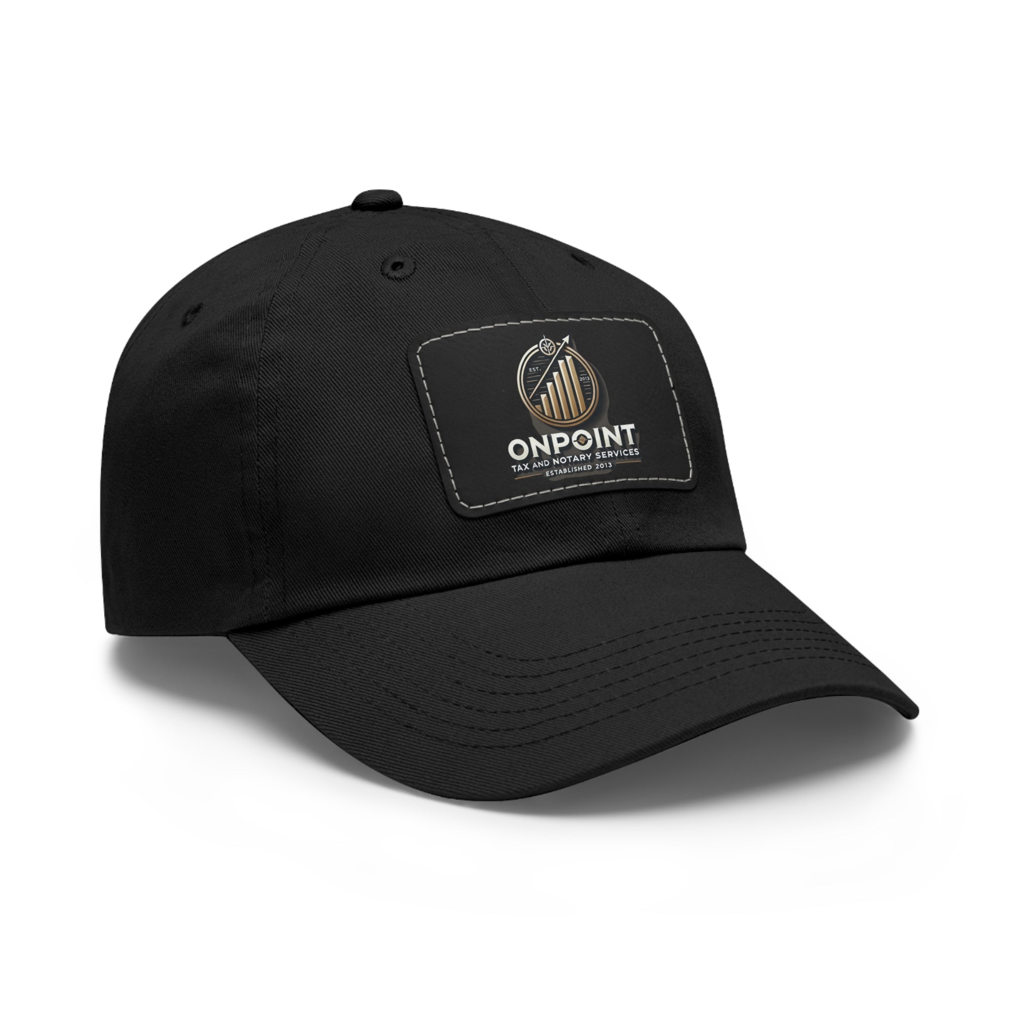OnPoint Leather Patch Dad Hat - Perfect for Dads and Casual Style
