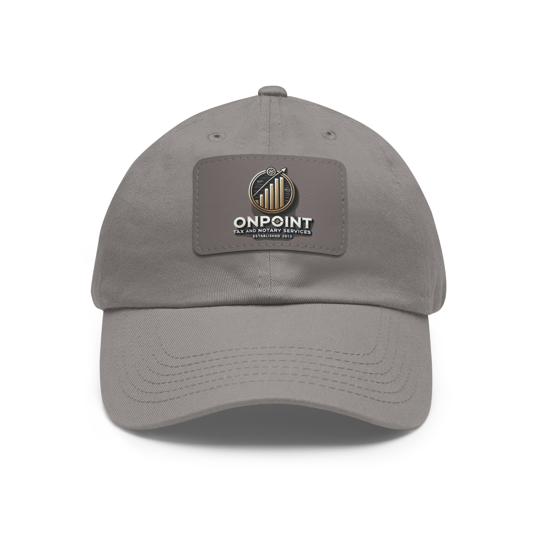OnPoint Leather Patch Dad Hat - Perfect for Dads and Casual Style