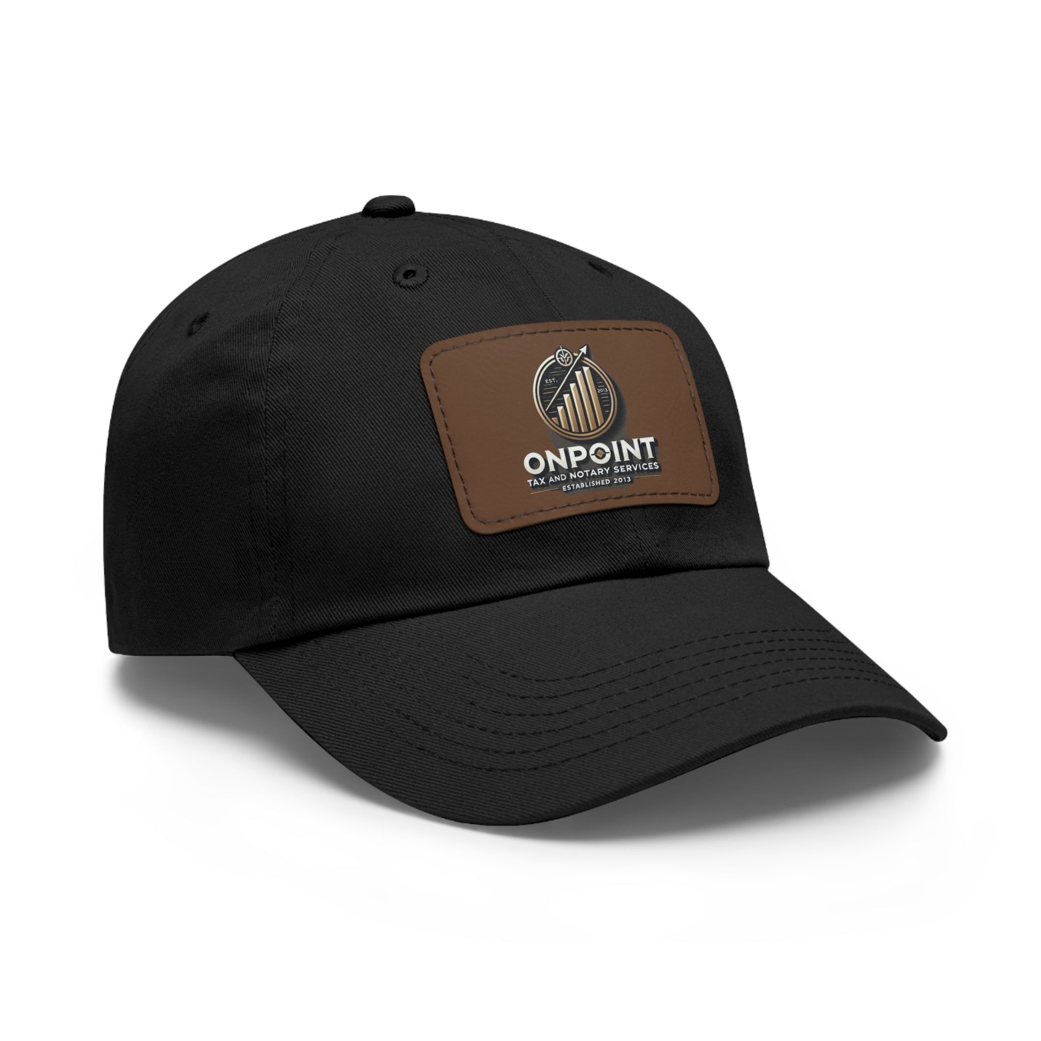 OnPoint Leather Patch Dad Hat - Perfect for Dads and Casual Style