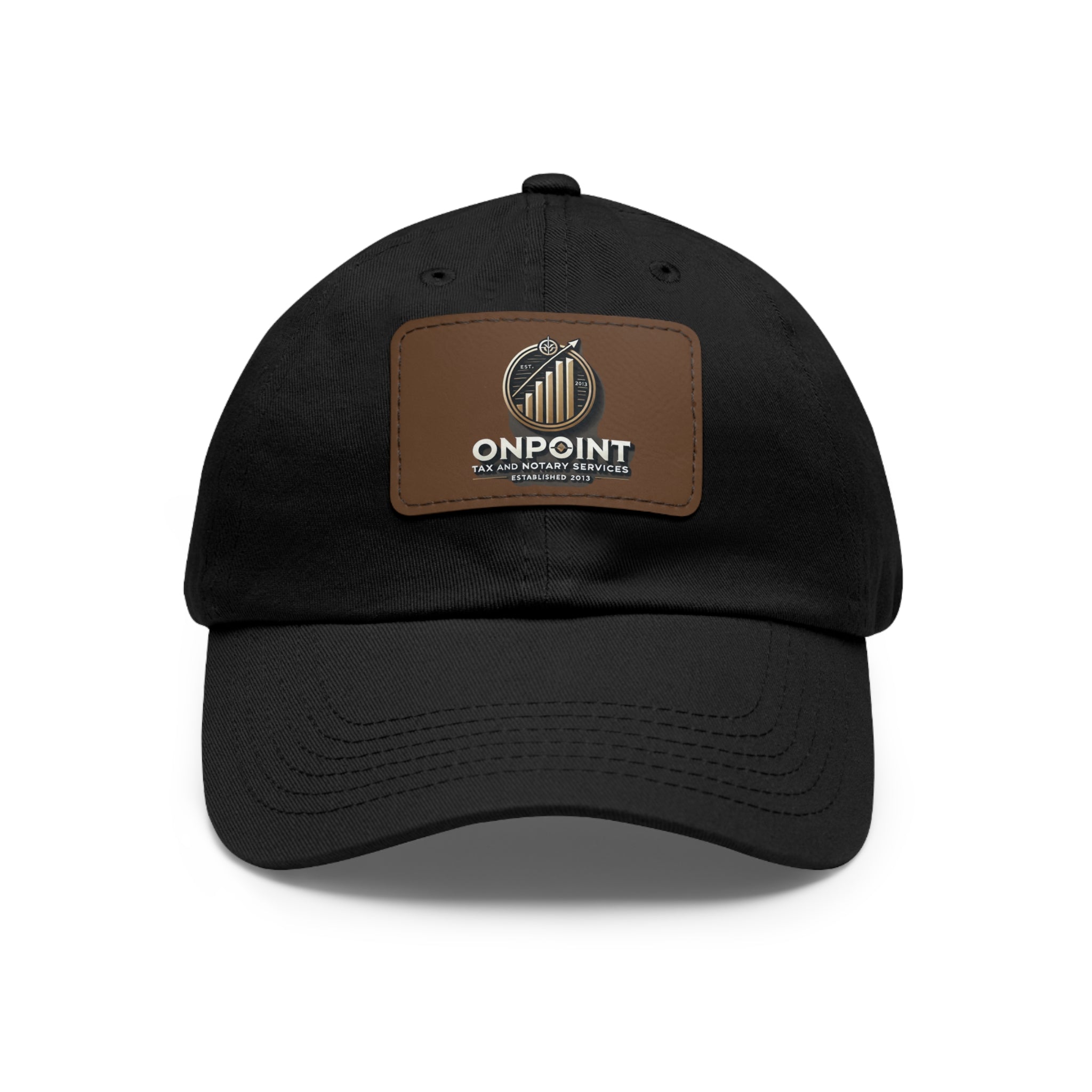 OnPoint Leather Patch Dad Hat - Perfect for Dads and Casual Style