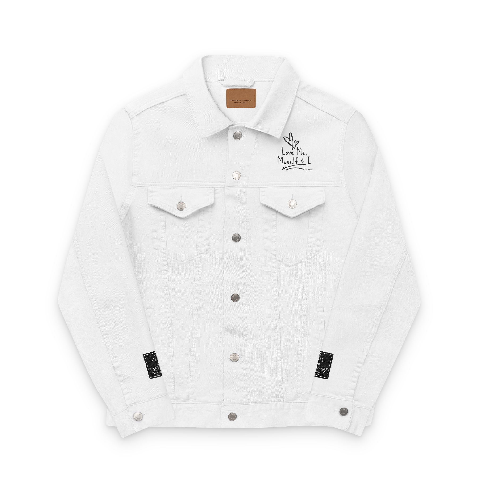 Love Me Myself And I, Stylish Embroidered Unisex Denim Jacket, Perfect for Summer Festivals, Birthday Gifts, Casual Outings, Unique Fashion Statement, [...]