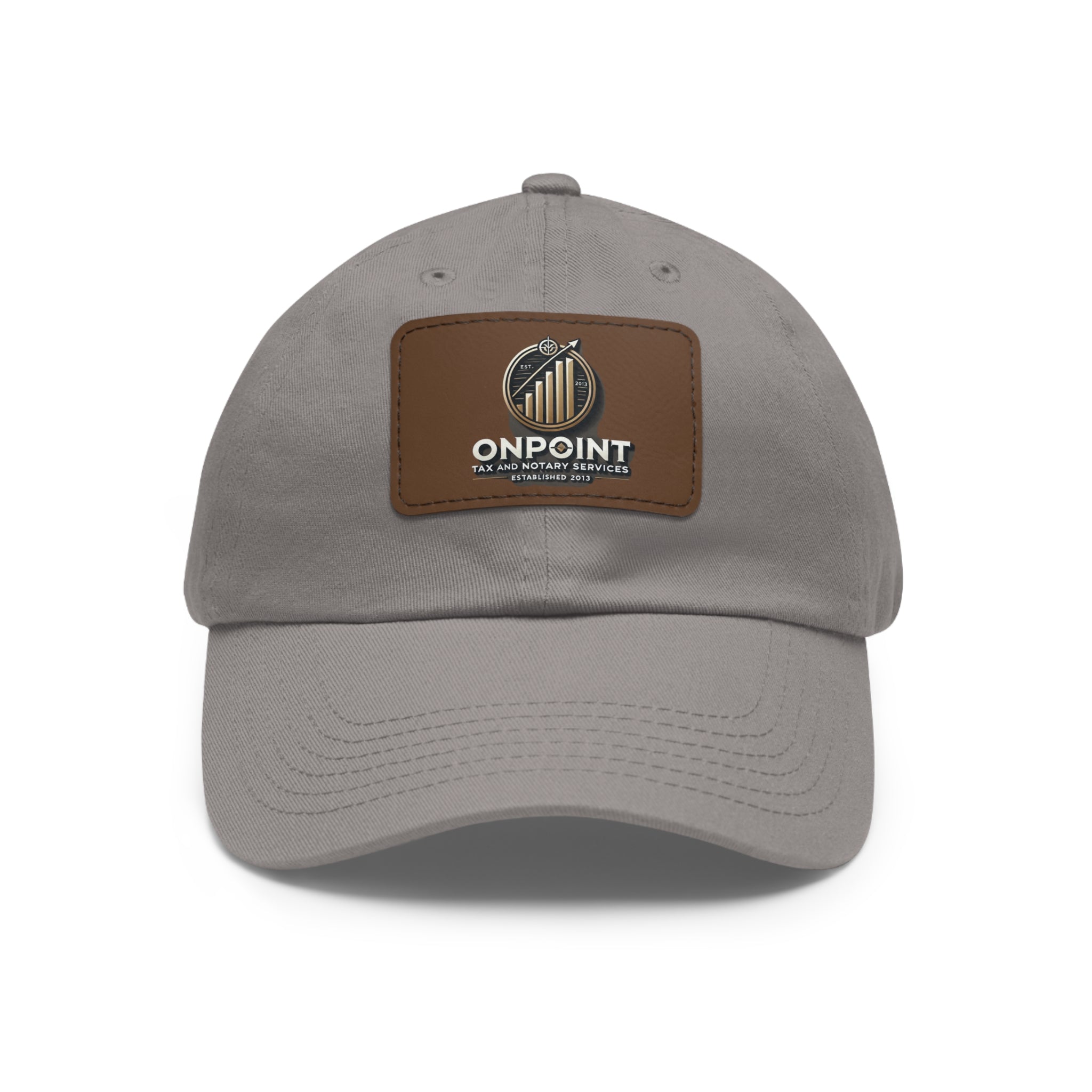 OnPoint Leather Patch Dad Hat - Perfect for Dads and Casual Style