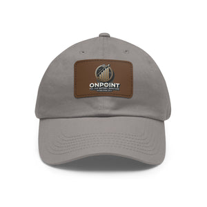 OnPoint Leather Patch Dad Hat - Perfect for Dads and Casual Style