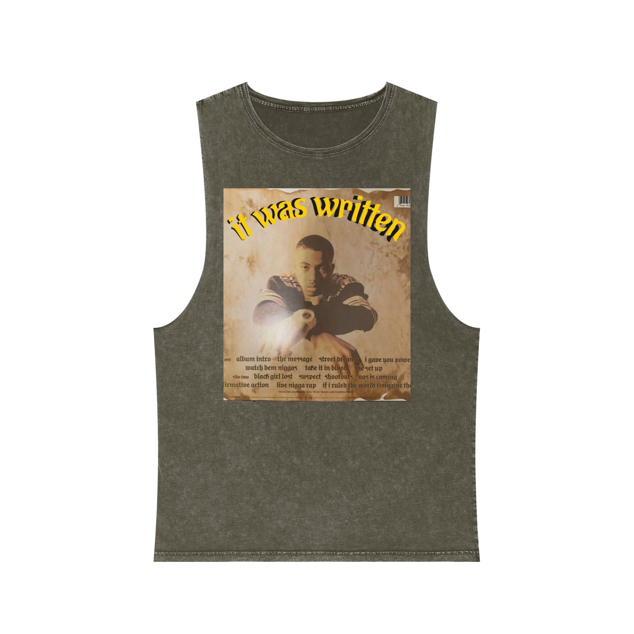 Hip Hop Tank Top, Unisex Stonewash Tee, Music Lover Shirt, Festival Wear, Streetwear Fashion, Casual Summer Top