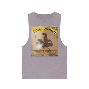 Hip Hop Tank Top, Unisex Stonewash Tee, Music Lover Shirt, Festival Wear, Streetwear Fashion, Casual Summer Top