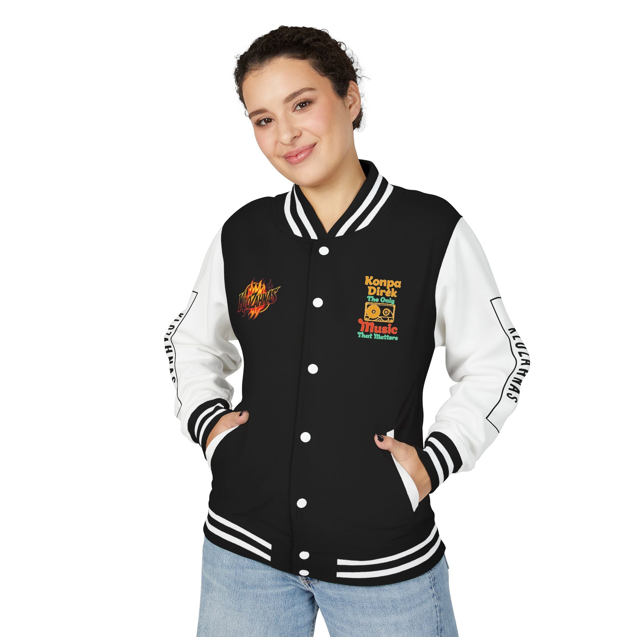 Konpa Dirèk Premium Letterman Jacket