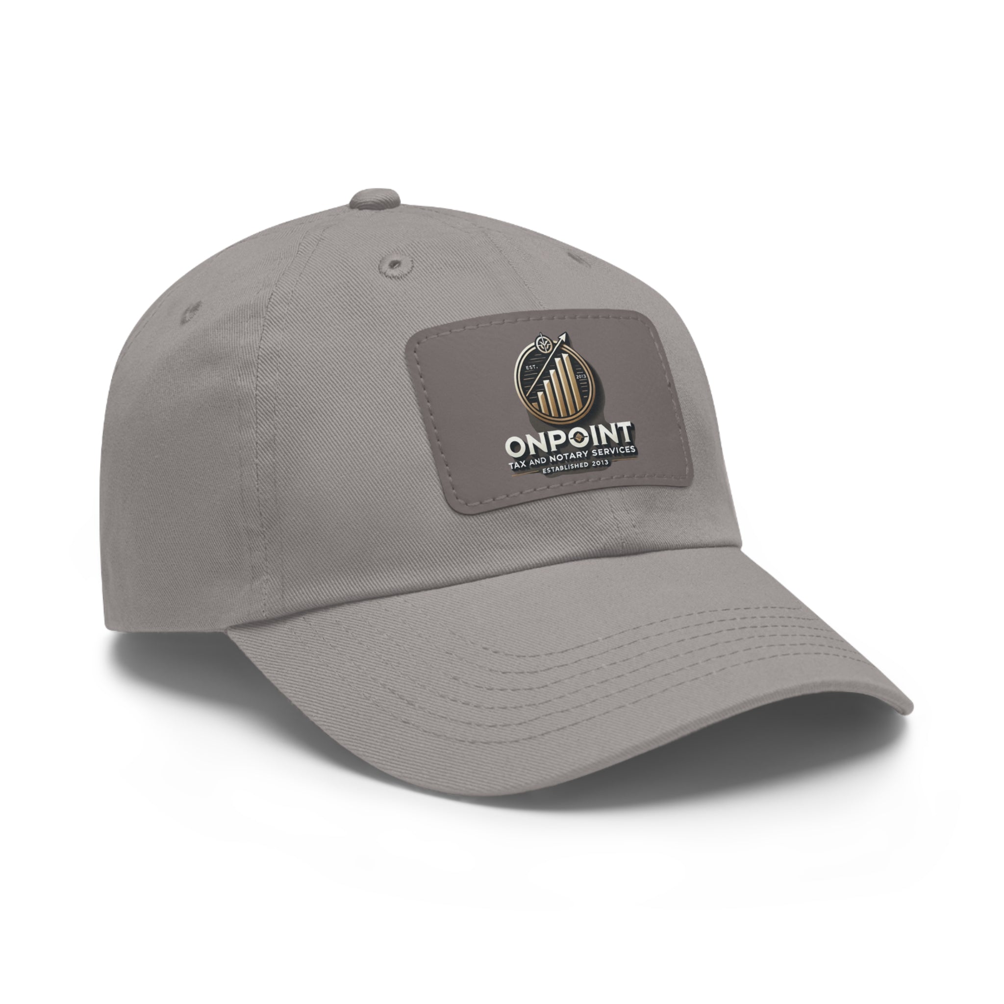 OnPoint Leather Patch Dad Hat - Perfect for Dads and Casual Style