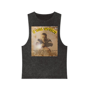 Hip Hop Tank Top, Unisex Stonewash Tee, Music Lover Shirt, Festival Wear, Streetwear Fashion, Casual Summer Top