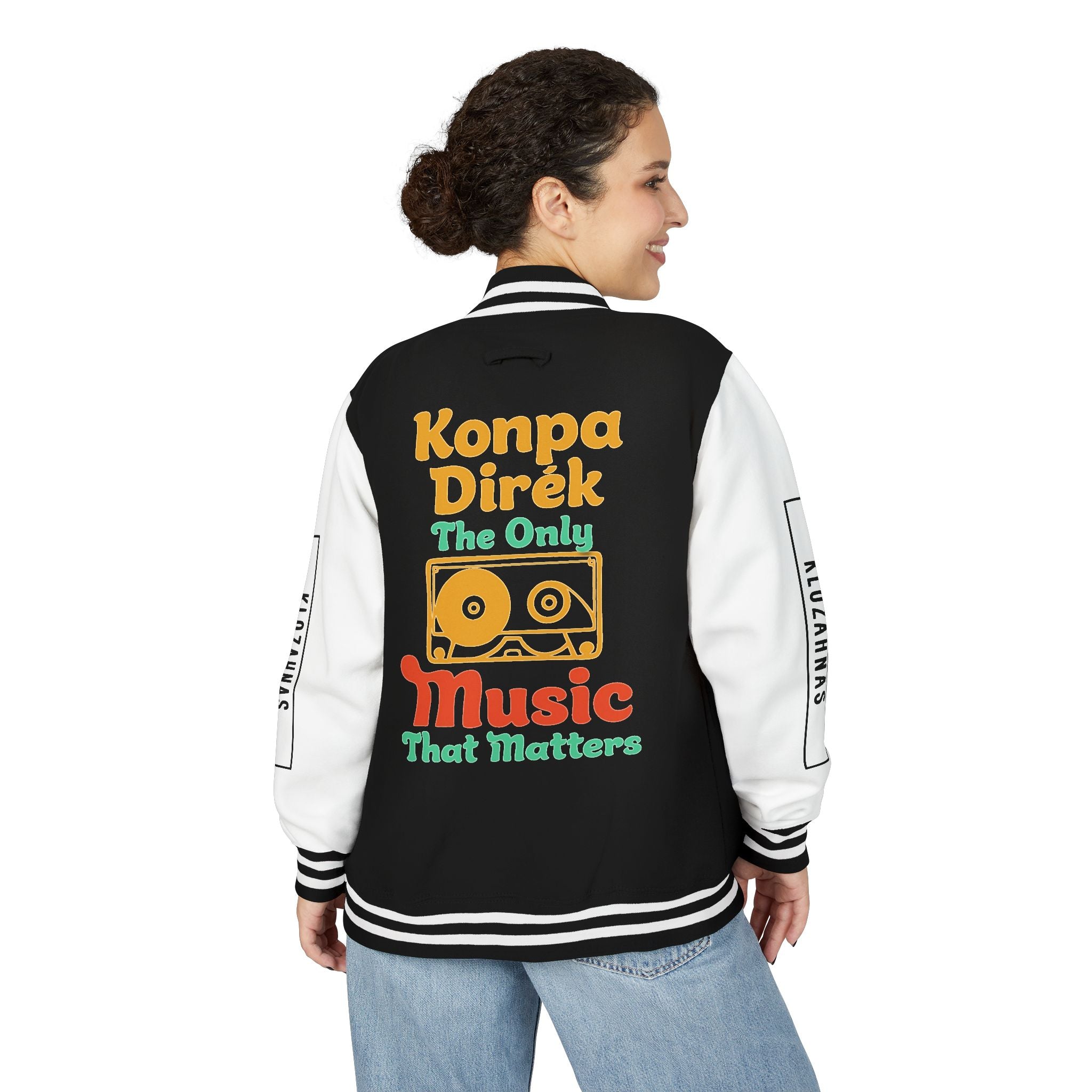 Konpa Dirèk Premium Letterman Jacket