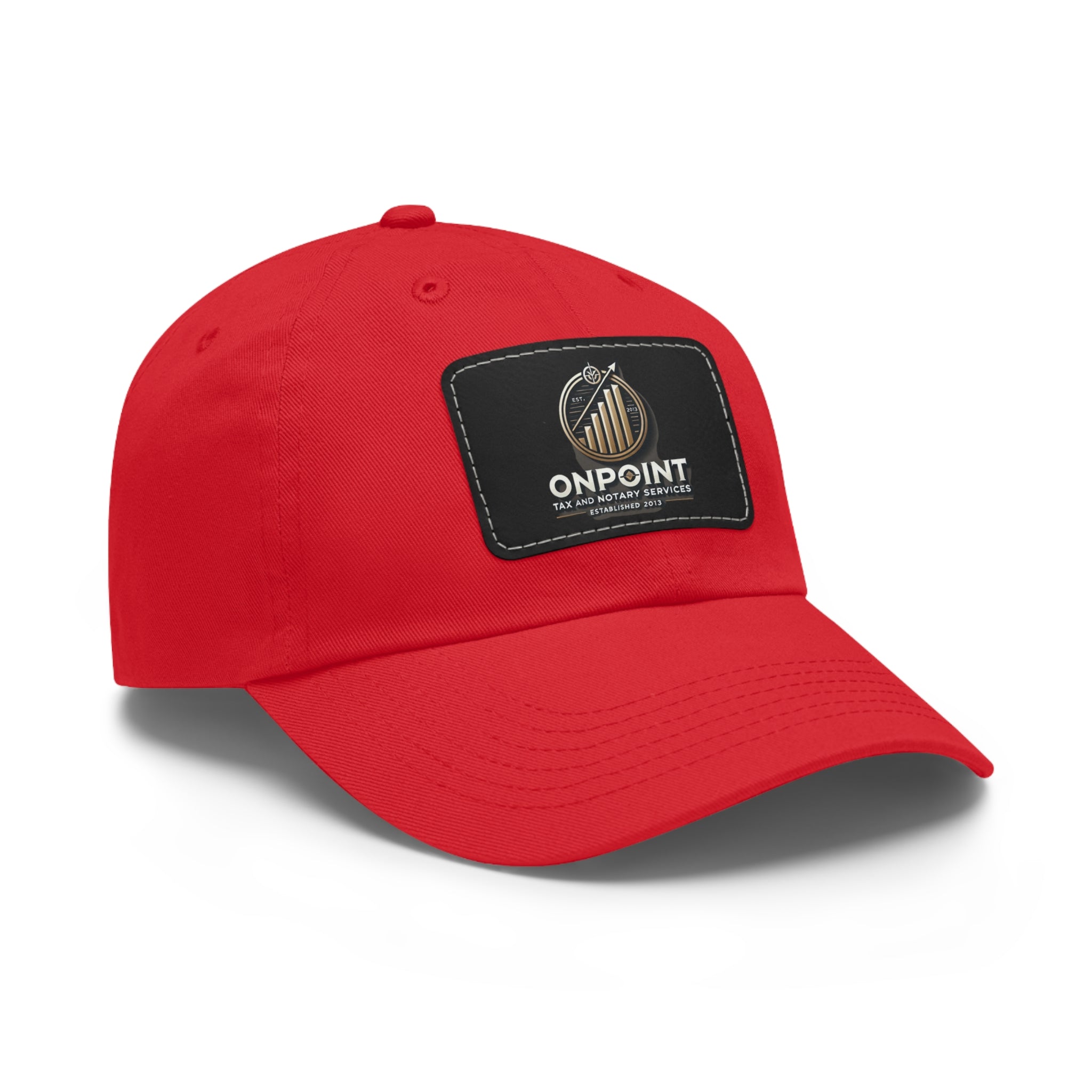 OnPoint Leather Patch Dad Hat - Perfect for Dads and Casual Style