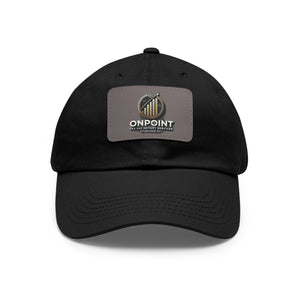 OnPoint Leather Patch Dad Hat - Perfect for Dads and Casual Style