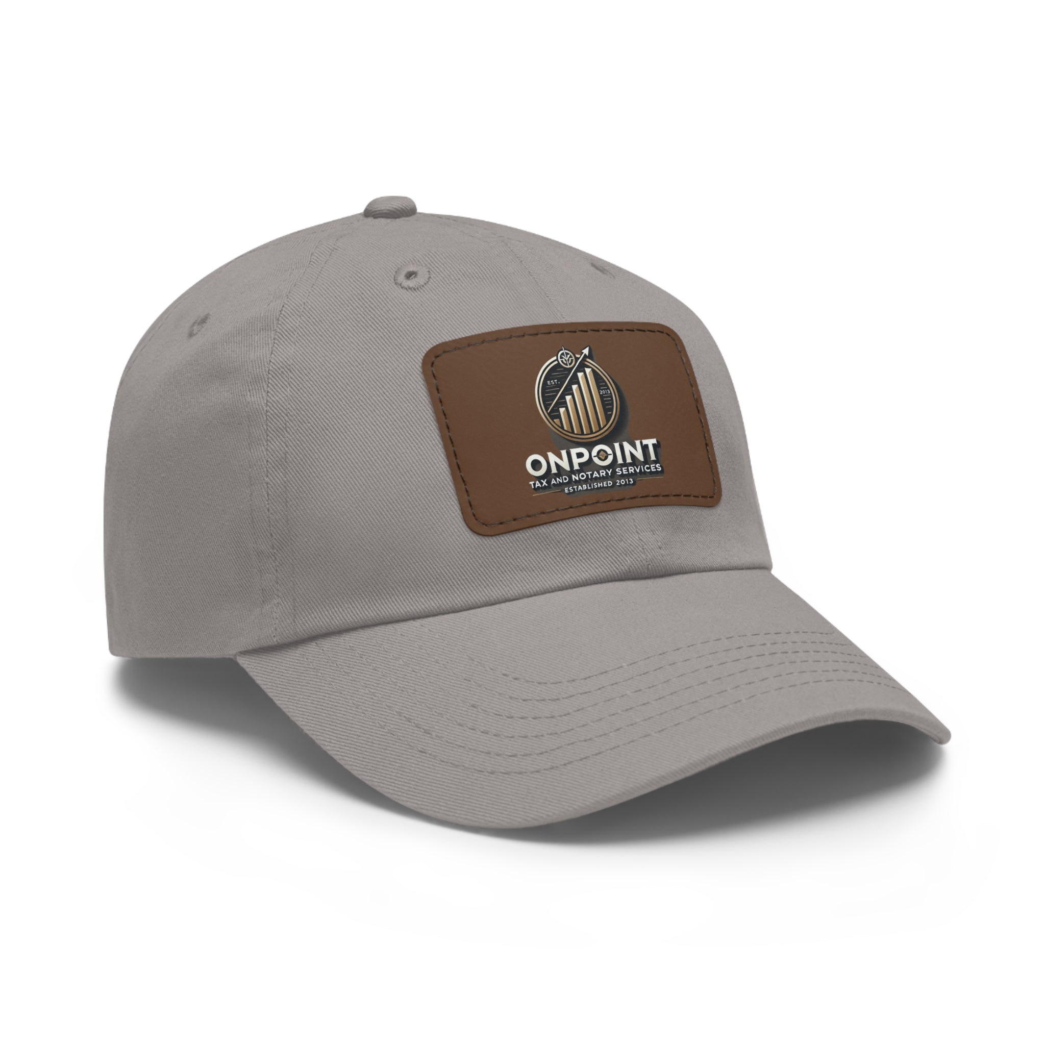 OnPoint Leather Patch Dad Hat - Perfect for Dads and Casual Style
