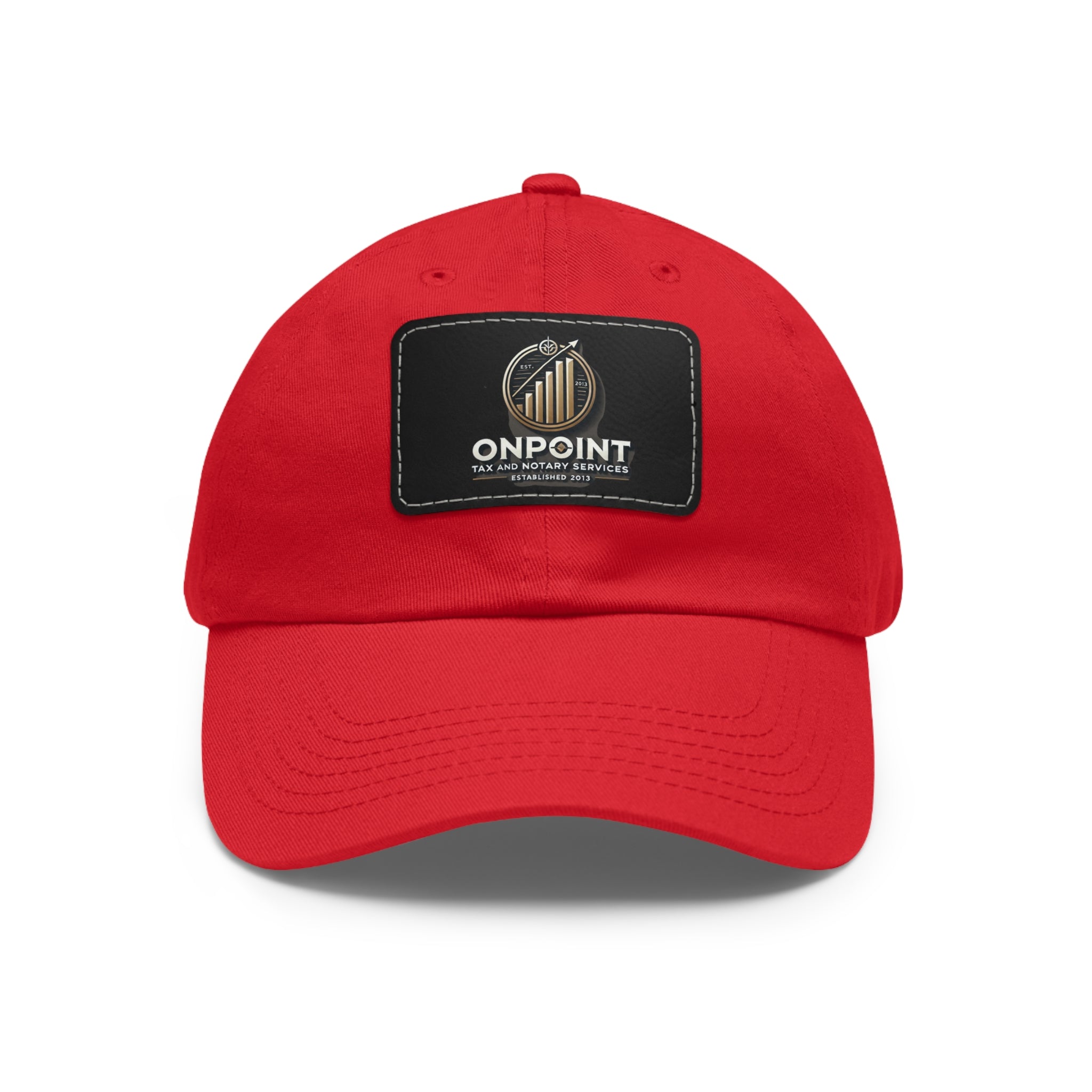 OnPoint Leather Patch Dad Hat - Perfect for Dads and Casual Style