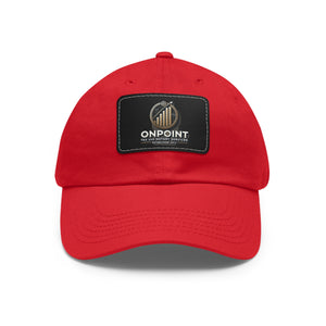 OnPoint Leather Patch Dad Hat - Perfect for Dads and Casual Style