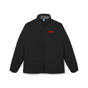 Klozahnas Red Stripe Logo Women’s Puffer Jacket