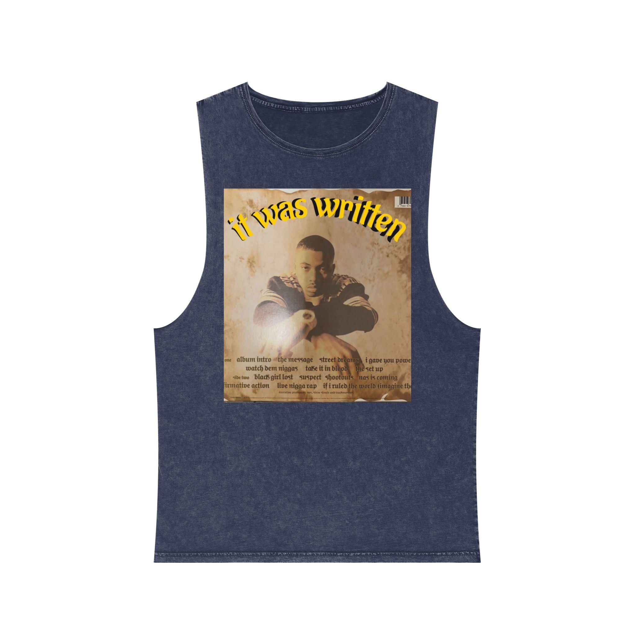 Hip Hop Tank Top, Unisex Stonewash Tee, Music Lover Shirt, Festival Wear, Streetwear Fashion, Casual Summer Top