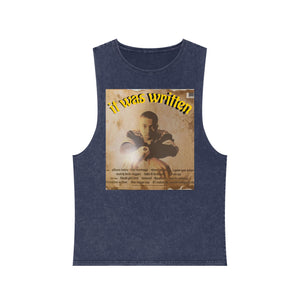 Hip Hop Tank Top, Unisex Stonewash Tee, Music Lover Shirt, Festival Wear, Streetwear Fashion, Casual Summer Top