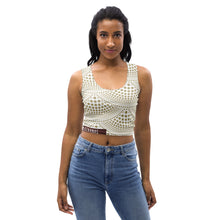Load image into Gallery viewer, Brown Strip Crop Top

