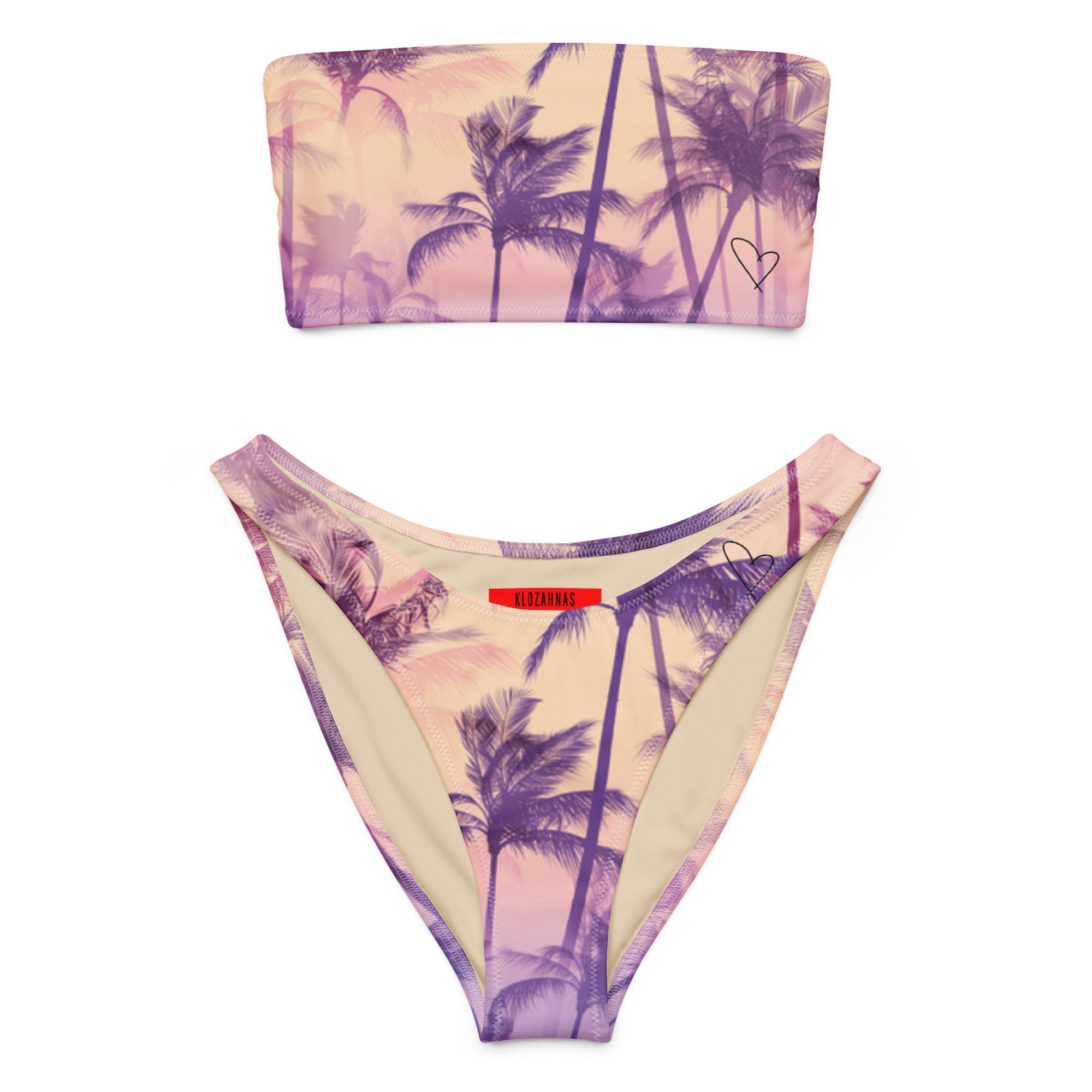 Klozahnas' Miami bandeau bikini
