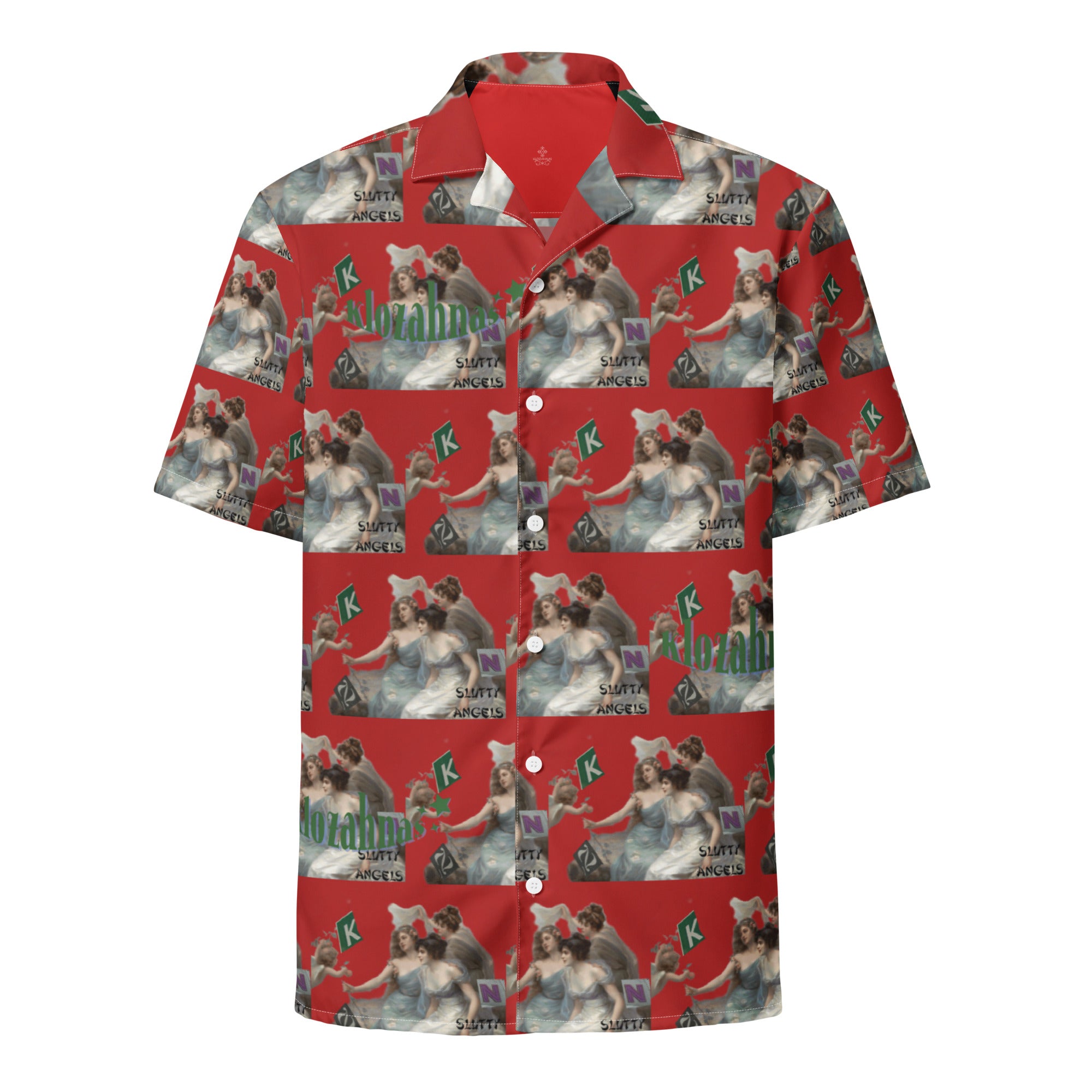 Slutty Angels KZN Faded button shirt