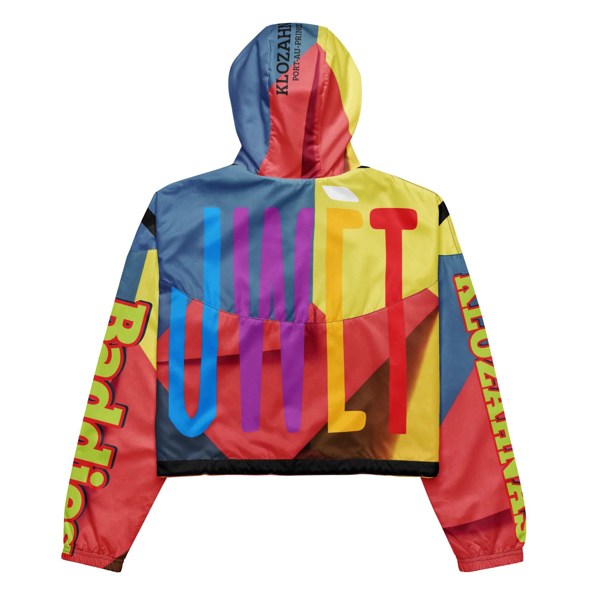Women's cropped windbreaker – Klozahnas