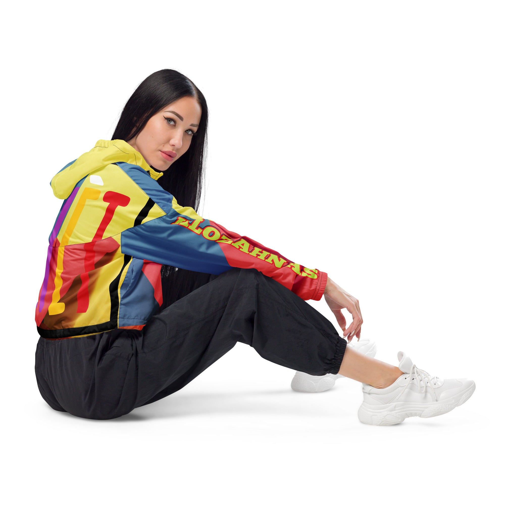 Women's cropped windbreaker – Klozahnas
