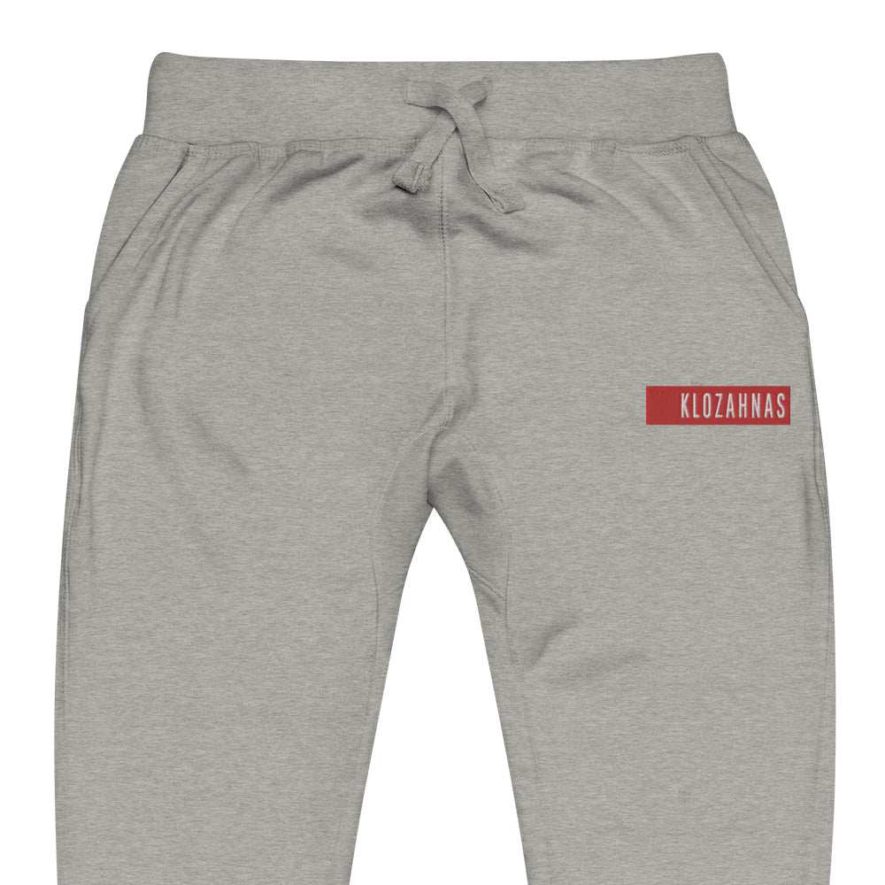 Klozahnas Red Logo Unisex Sweatpants