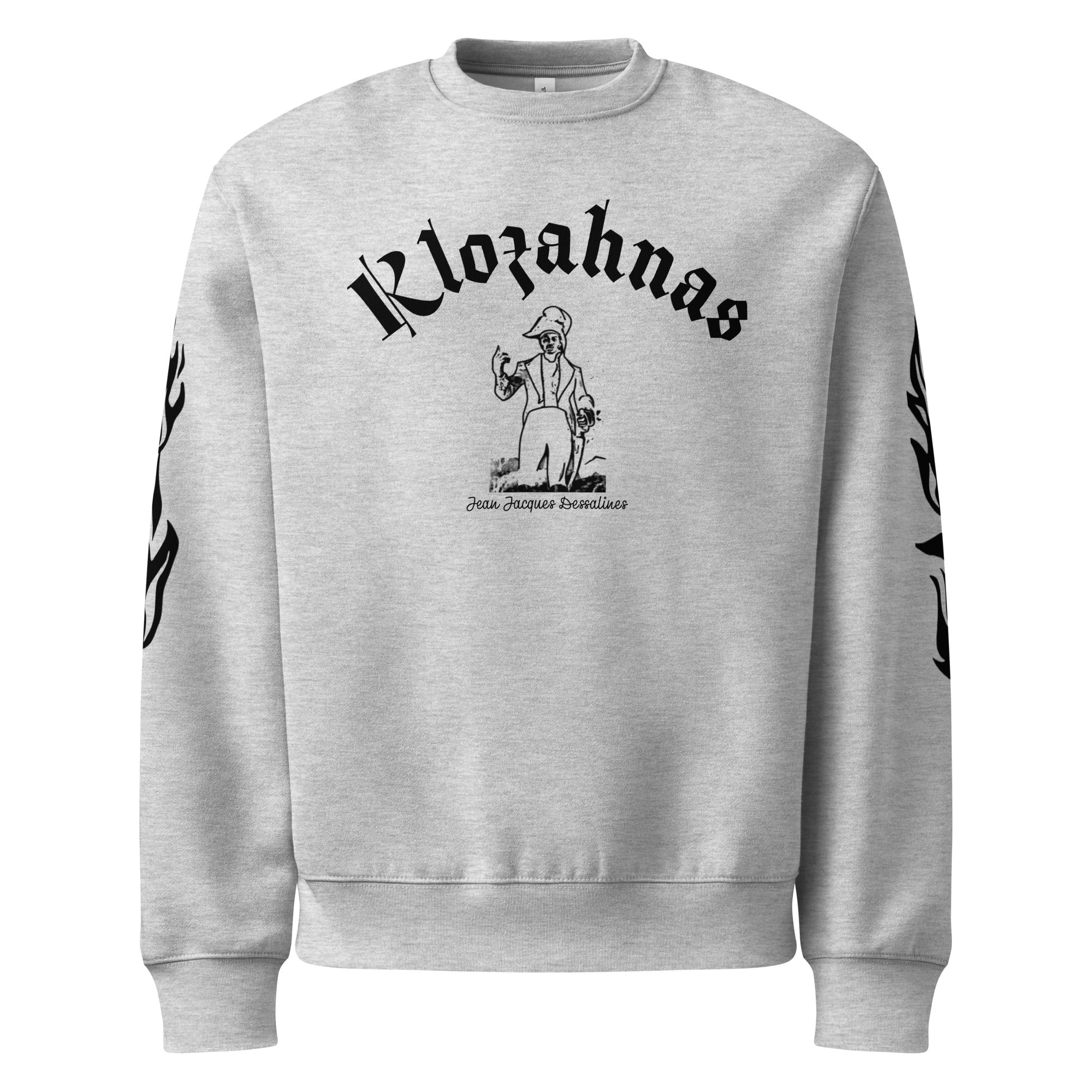 Klozahnas Oversized “Legacy Luxe” Sweatshirt-Jean-Jacques Dessalines E