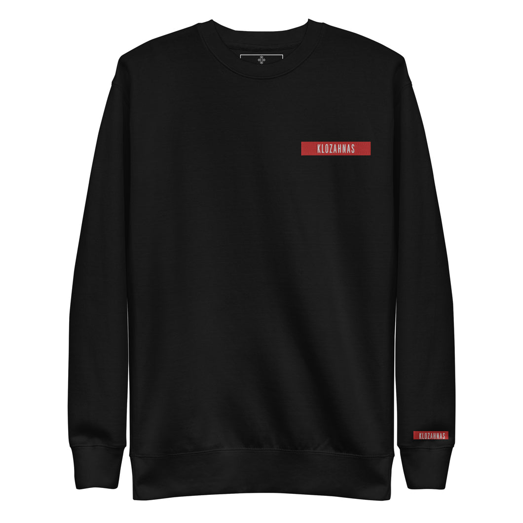Klozahnas Red Logo Sweatshirts