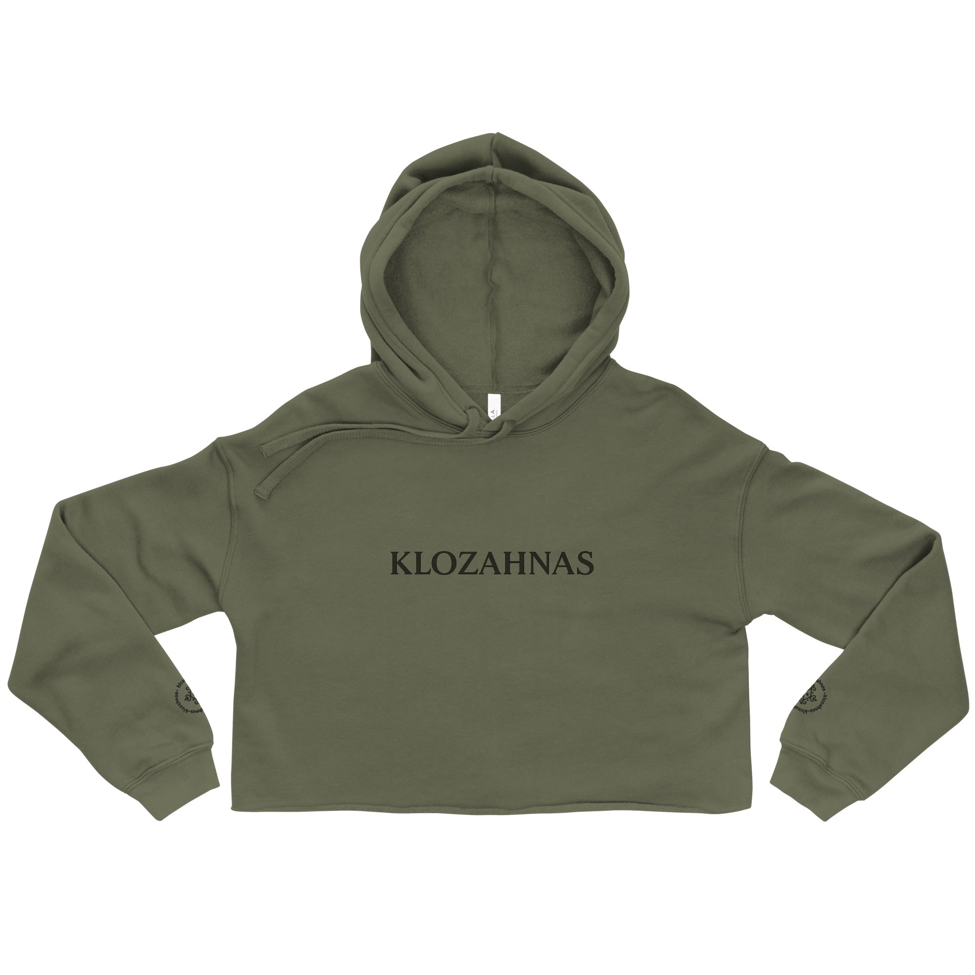 Klozahnas Crop Hoodie