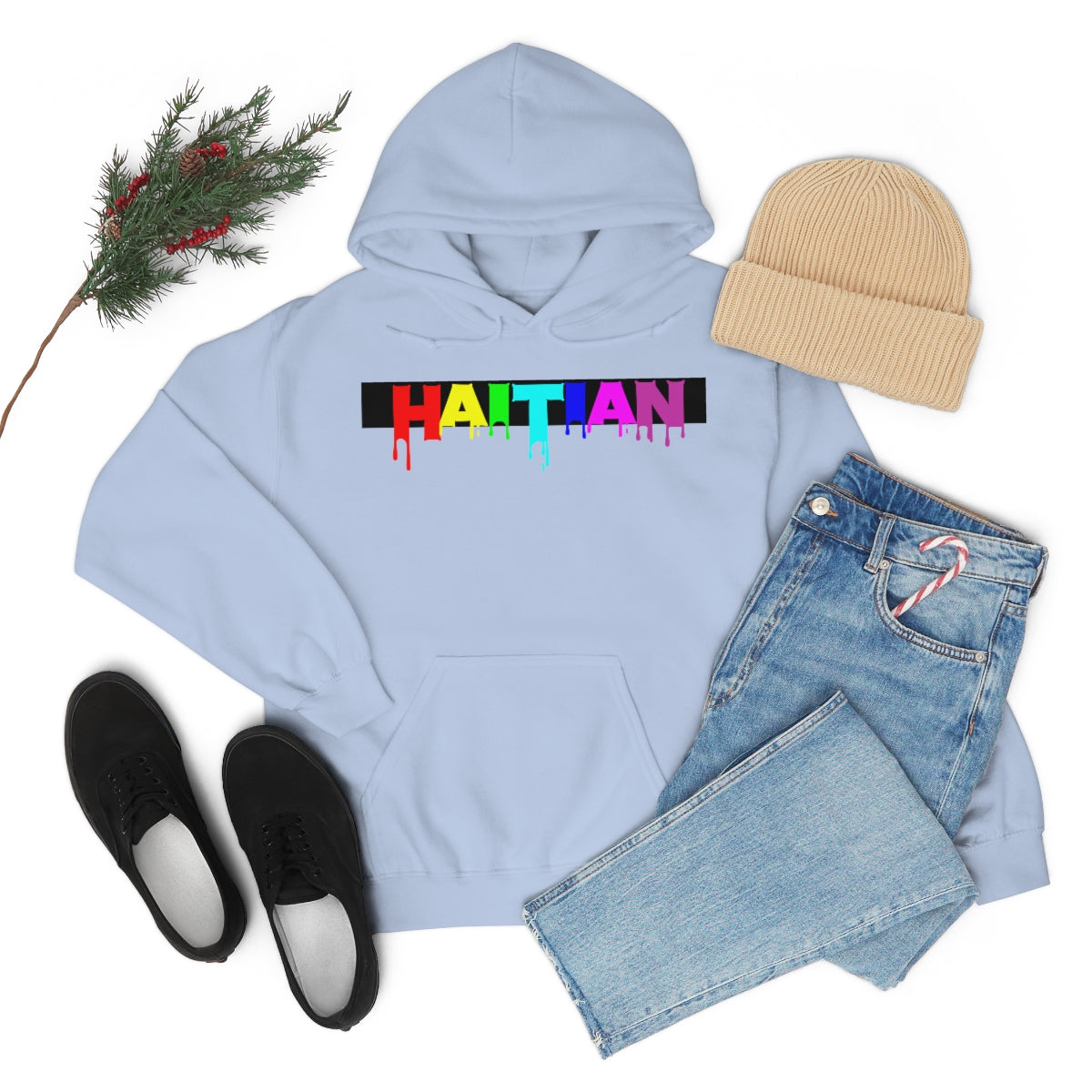 Haitian Drip Pullover Hoodie