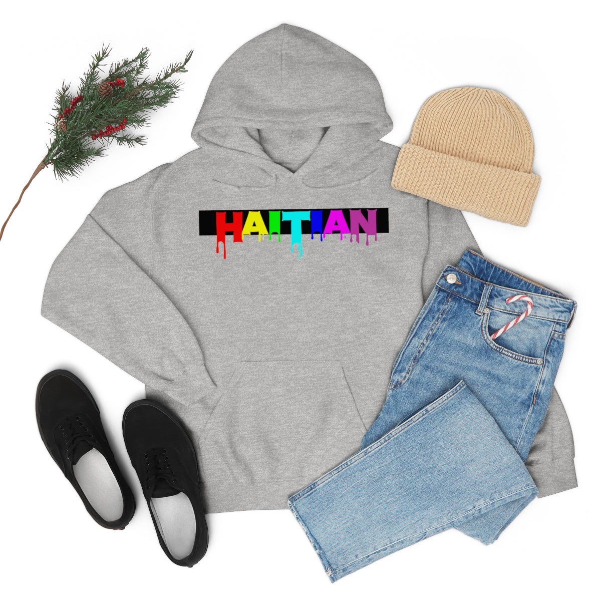 Haitian Drip Pullover Hoodie