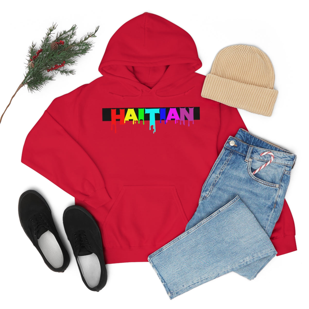 Haitian Drip Pullover Hoodie