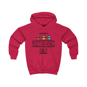 positive vibes kids hoodie