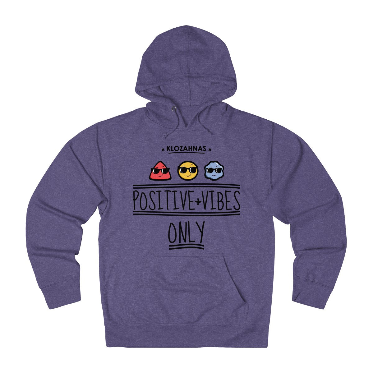 Positive Vibe Only French Hoodie - Men