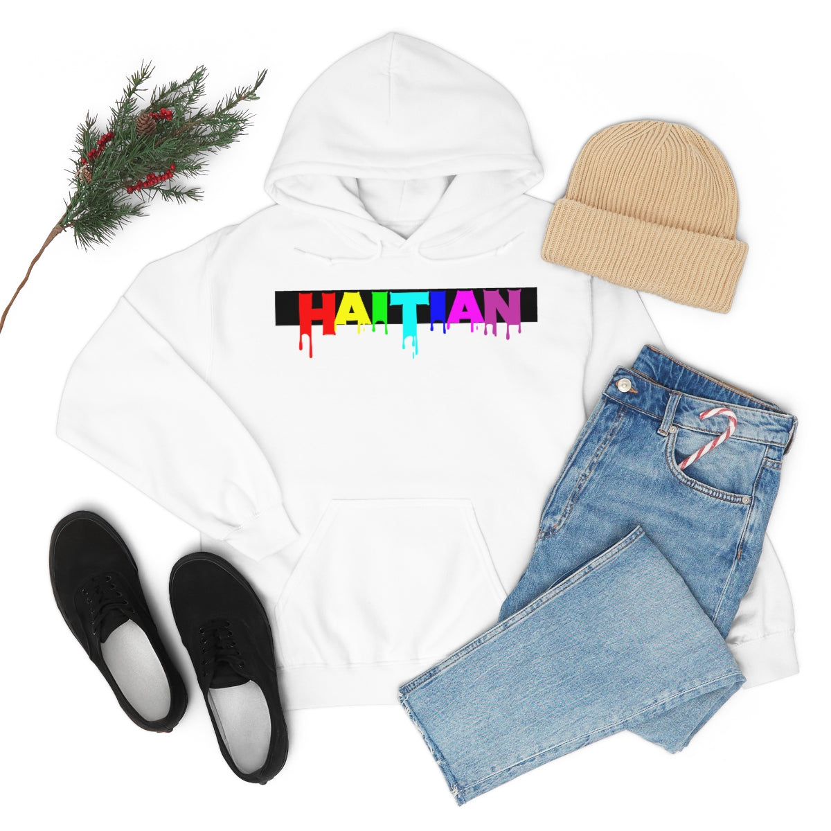 Haitian Drip Pullover Hoodie