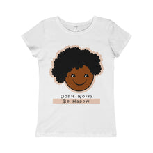 Load image into Gallery viewer, Black Emoji Kids T-Shirt - African American Emoji Girl T-Shirt
