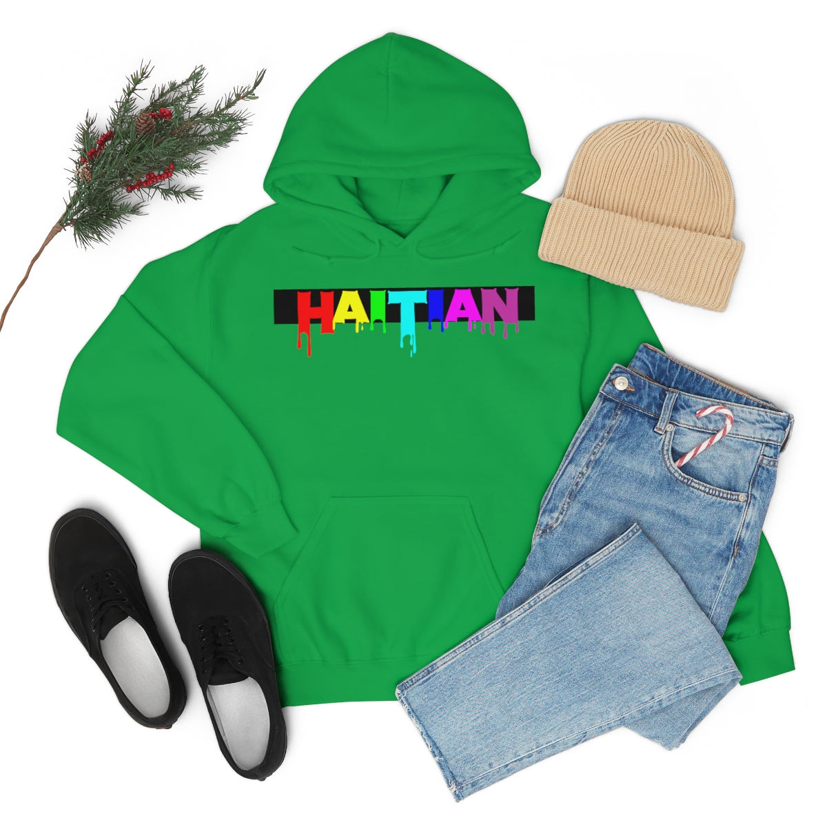 Haitian Drip Pullover Hoodie