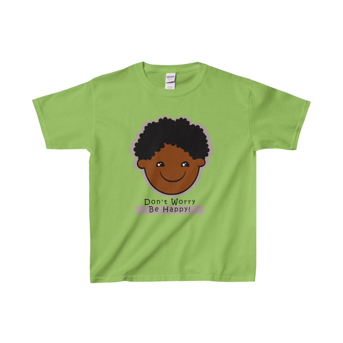Be Happy - Boys Heavy Cotton™ Tee