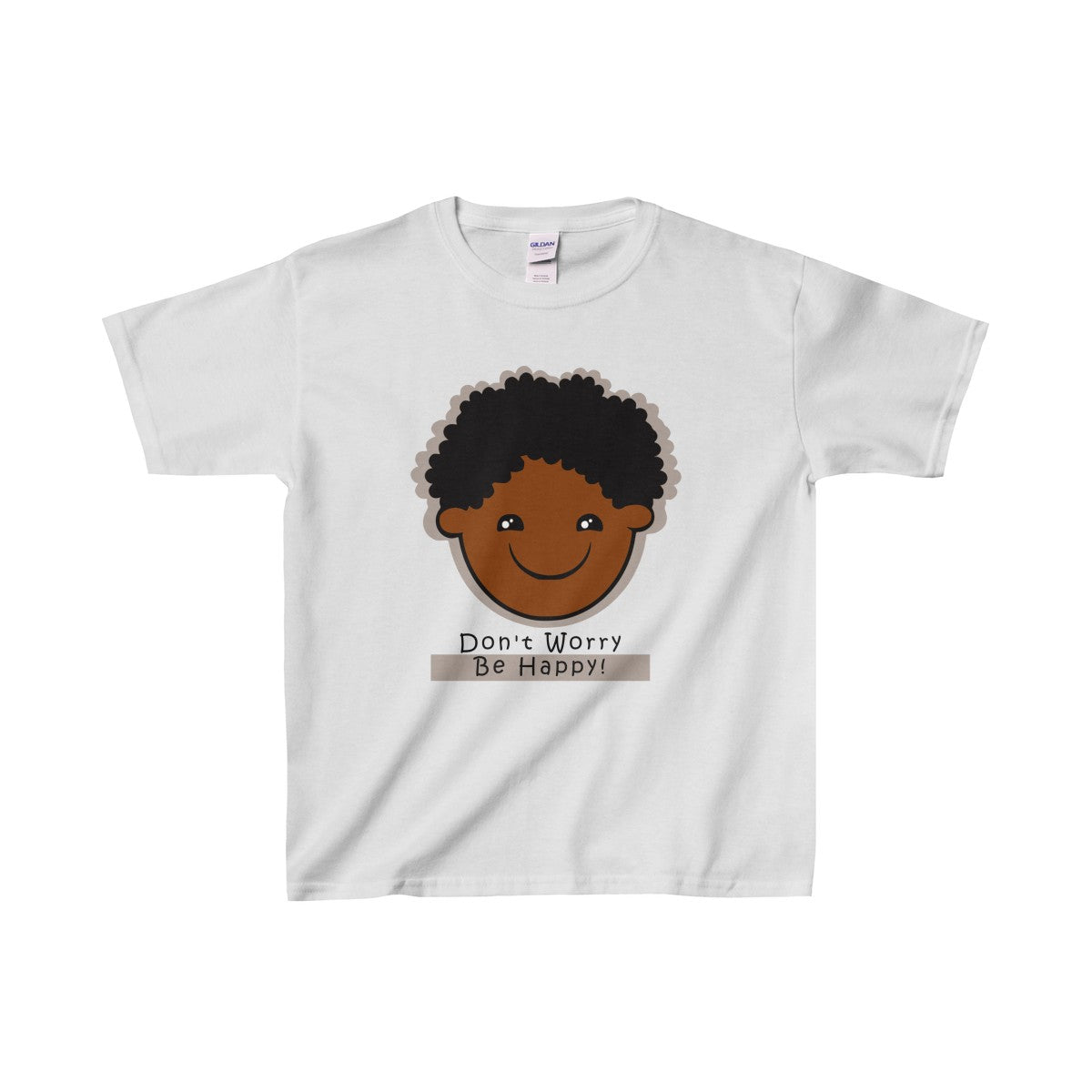 Be Happy - Boys Heavy Cotton™ Tee