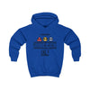 positive vibes kids hoodie