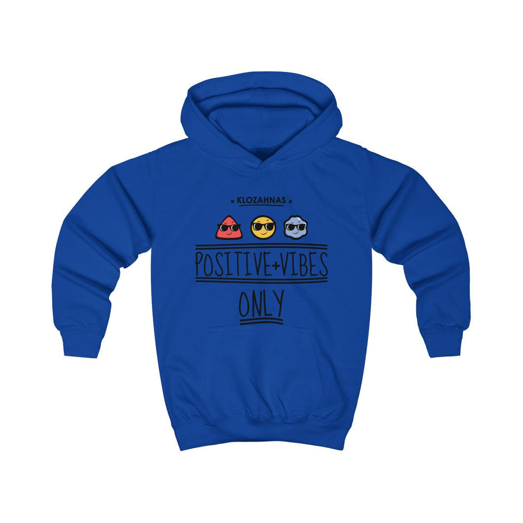 positive vibes kids hoodie