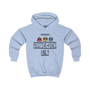 positive vibes kids hoodie