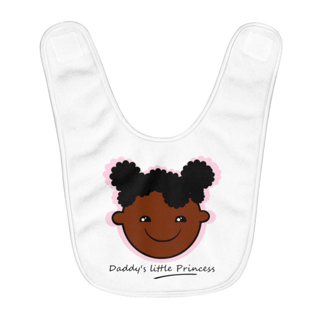 Daddy's Little Princess - Fleece Baby Bib