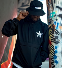 Load image into Gallery viewer, Black Star Packable Jacket
