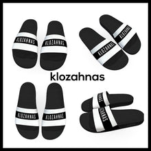 Load image into Gallery viewer, Klozahnas slides with removable straps

