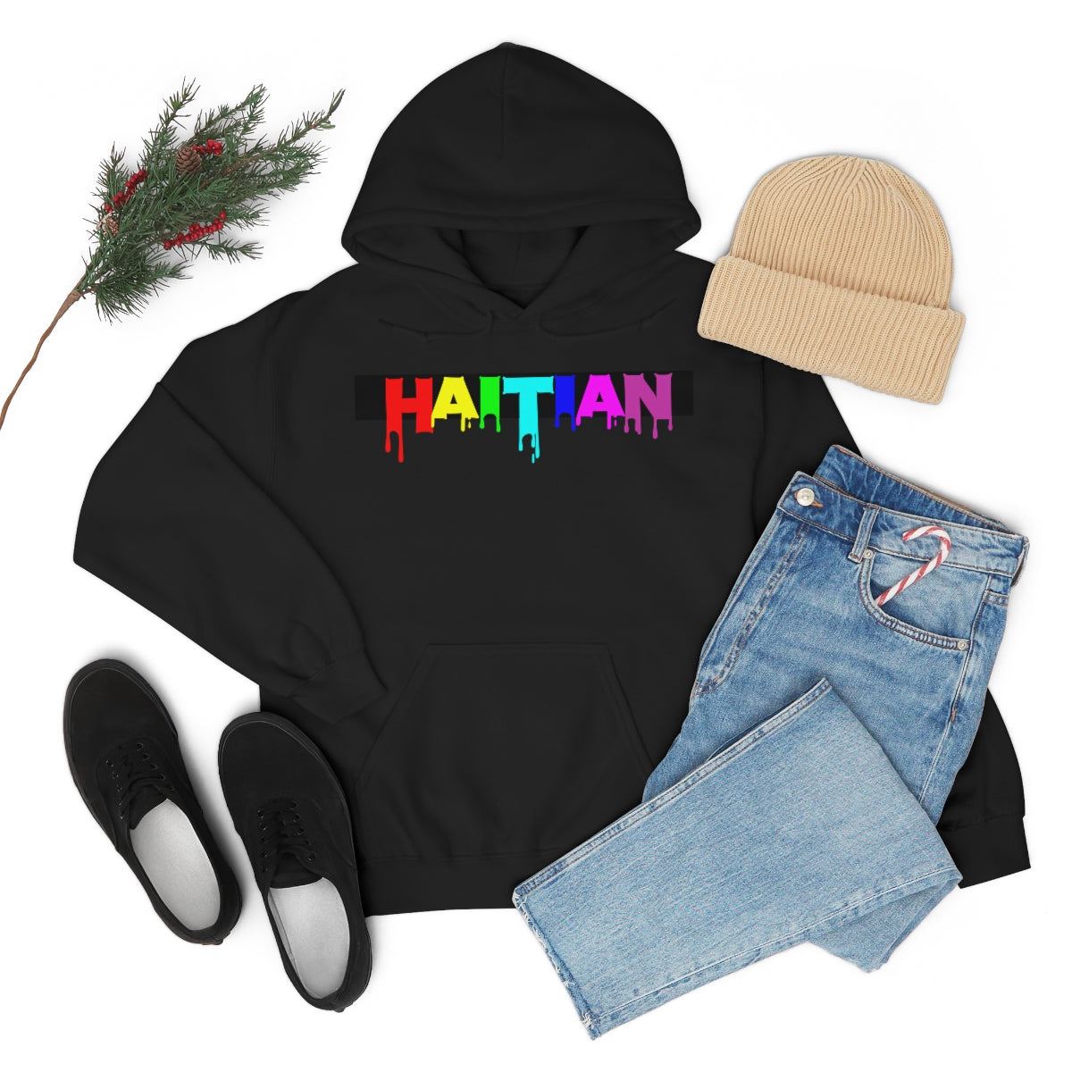 Haitian Drip Pullover Hoodie