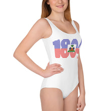 Load image into Gallery viewer, 1804 All-Over Print Youth Swimsuit
