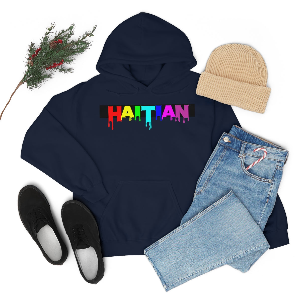 Haitian Drip Pullover Hoodie
